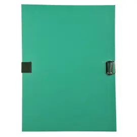 Chemise &agrave; sangle dos extensible avec rabat en pied et boucle &agrave; coulisseau crant&eacute; - polypropyl&egrave;ne - Vert - EXACOMPTA 