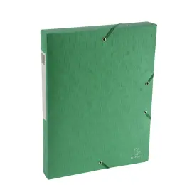 Boite de classement Exabox Dos 40mm Carte lustr&eacute;e Scotten - A4 - Vert - EXACOMPTA 