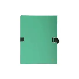 Chemise dos extensible avec rabat papier - 24x32cm - Vert clair - EXACOMPTA 