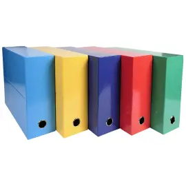 Bo&icirc;te transfert dos 90 mm Iderama - Couleurs assorties - Exacompta 