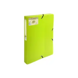 Boite de classement Exabox dos 40mm polypropyl&egrave;ne 7/10e Forever&reg; PP - A4 - Vert anis - EXACOMPTA 