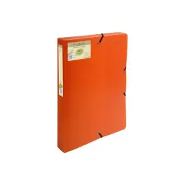 Boite de classement Exabox dos 40mm polypropyl&egrave;ne 7/10e Forever&reg; PP - A4 - Orange - EXACOMPTA 