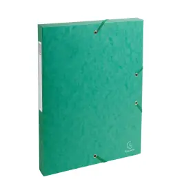 Boite de classement Exabox Dos 25mm Carte lustr&eacute;e - A4 - Vert - EXACOMPTA 