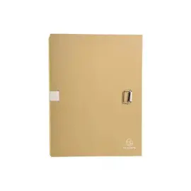 Chemise dos extensible papier kraft - Gr&egrave;ge - EXACOMPTA 