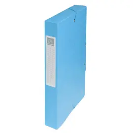 Boite de classement Exabox Dos 40mm Carte lustr&eacute;e - A4 - Turquoise - EXACOMPTA 
