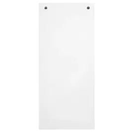 Paquet 100 fiches intercalaires horizontales unies perfor&eacute;es - 105x240mm - Blanc - EXACOMPTA 