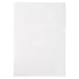 Sachet de 10 pochettes coin PVC lisse haute r&eacute;sistance 13/100e - A4 - Cristal - Exacompta 