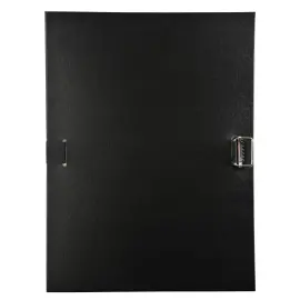 Chemise &agrave; sangle dos extensible avec rabat en pied et boucle &agrave; coulisseau crant&eacute; - polypropyl&egrave;ne - Noir - EXACOMPTA 