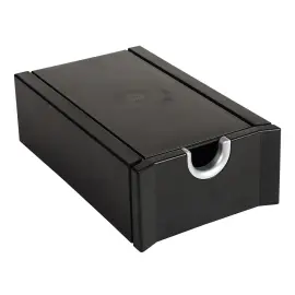 Fichier pour cartes de visite Exactive - 61x114x190 mm - Noir/argent - EXACOMPTA 