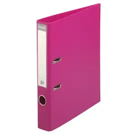 Classeur &agrave; levier PVC A4 dos de 50mm. - Framboise - EXACOMPTA 