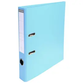 Classeur &agrave; levier PVC A4 dos de 50mm. - Bleu clair - EXACOMPTA 