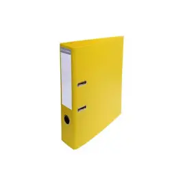 Classeur &agrave; levier export PVC A4 dos de 70mm. - Jaune - EXACOMPTA 