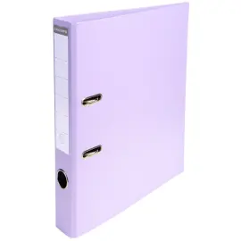 Classeur &agrave; levier PVC A4 dos de 50 mm - Lilas - Exacompta 