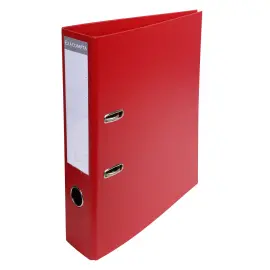 Classeur &agrave; levier PVC A4 dos de 70mm. - Rouge - EXACOMPTA 