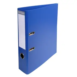 Classeur &agrave; levier PVC A4 dos de 70mm. - Bleu fonc&eacute; - EXACOMPTA 