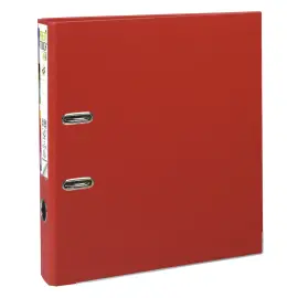 Classeur &agrave; levier Prem'Touch int&eacute;rieur et ext&eacute;rieur en polypropyl&egrave;ne - Dos 50 mm - A4 maxi. - Rouge - Exacompta 