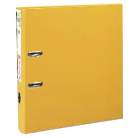 Classeur &agrave; levier Prem'Touch int&eacute;rieur et ext&eacute;rieur en polypropyl&egrave;ne - Dos 50mm - A4 maxi. - Jaune - EXACOMPTA 
