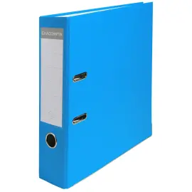 Classeur &agrave; levier polypropyl&egrave;ne - Dos de 75 mm - Bleu clair - EXACOMPTA 