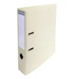Classeur &agrave; levier PVC A4 dos de 70 mm - Mastic - Exacompta 