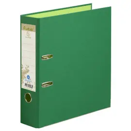 Classeur &agrave; levier rembord&eacute; papier Dos 80mm Forever - A4 maxi. - Vert fonc&eacute; - EXACOMPTA 