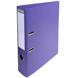 Classeur &agrave; levier PVC A4 dos de 70 mm - Violine - Exacompta 