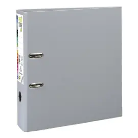 Classeur &agrave; levier Prem'Touch int&eacute;rieur et ext&eacute;rieur en polypropyl&egrave;ne - Dos 80mm - A4 maxi. - Gris fonc&eacute; - EXACOMPTA 
