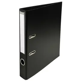 Classeur &agrave; levier PVC A4 dos de 50mm. - Noir - EXACOMPTA 