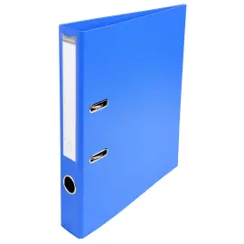 Classeur &agrave; levier PVC A4 dos de 50mm. - Bleu - EXACOMPTA 