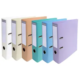 Classeur &agrave; levier PVC A4 dos de 70mm. - Couleurs assorties - EXACOMPTA 