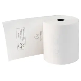 Bobine pour tickets de caisse 80x80 mm - 1 pli thermique 55g/m2 sans BPA. - EXACOMPTA 