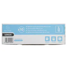 Bobine pour tickets de carte bancaire 60x47 mm - 1 pli thermique 55g/m2 sans BPA. - EXACOMPTA 
