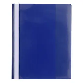 Chemise de pr&eacute;sentation &agrave; lamelles PVC Premium - A4 - Bleu - EXACOMPTA 
