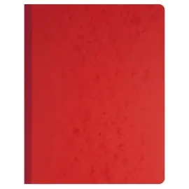 Piq&ucirc;re 32x25cm &agrave; t&ecirc;te paresseuse 6 colonnes sur 1 page - 31 lignes - 80 pages - Rouge - EXACOMPTA 
