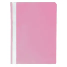 Chemise de pr&eacute;sentation &agrave; lamelles Polypropyl&egrave;ne standard - A4 - Rose - EXACOMPTA 