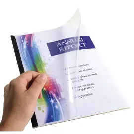 Kit de pr&eacute;sentation Serodo pour relier jusqu'&agrave; 60 feuilles A4. - Bleu - EXACOMPTA 