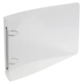 Classeur pour fiches bristol 125x200 2 anneaux 25mm polypropyl&egrave;ne Crystal colours - Cristal - EXACOMPTA 