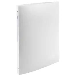 Classeur 4 anneaux 15mm polypropyl&egrave;ne OPAK - A4 - Blanc - EXACOMPTA 