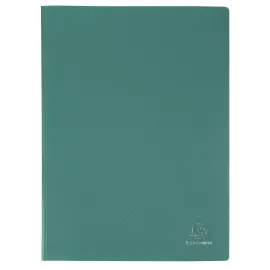 Prot&egrave;ge-documents en polypropyl&egrave;ne souple OPAK 60 vues - A4 - Vert fonc&eacute; - EXACOMPTA 