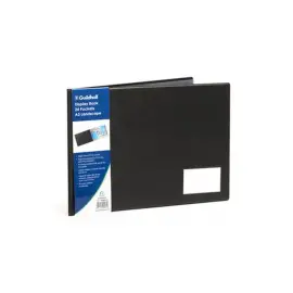 Prot&egrave;ge-documents premium PVC Goldline&reg; 48 vues - A3 paysage - Noir - Exacompta 