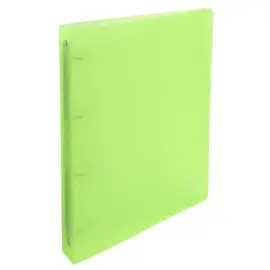 Classeur 4 anneaux 30 mm polypropyl&egrave;ne Chromaline - A4 maxi - Vert - EXACOMPTA 