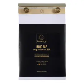 Bloc FAF complet 21x13,5cm N.4 uni - EXACOMPTA 