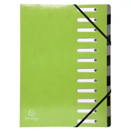 Trieur Harmonika Iderama 12 compartiments - Vert anis - EXACOMPTA 
