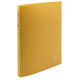Classeur 2 anneaux 15mm polypropyl&egrave;ne OPAK - A4 - Jaune - EXACOMPTA 