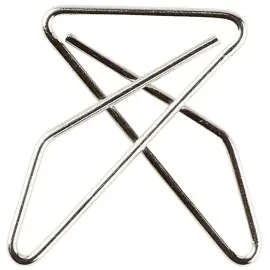 Bo&icirc;te de 50 attaches crois&eacute;es 50x60mm - Argent - EXACOMPTA 