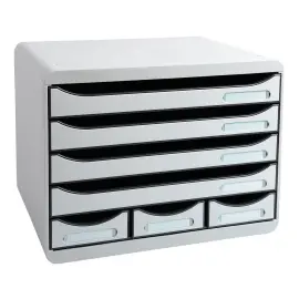 STORE-BOX MINI 7 tiroirs - Gris lumi&egrave;re - EXACOMPTA 