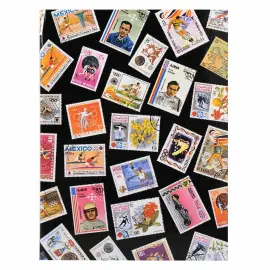 Album de timbres Sport 16 pages noires - 22,5x30,5 cm - Visuel - EXACOMPTA 