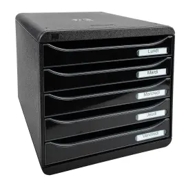 BIG-BOX PLUS - Noir/noir glossy - EXACOMPTA 