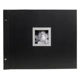 Album photos &agrave; vis rechargeable 40 pages noires Ceremony - 37x29 cm - Noir - EXACOMPTA 