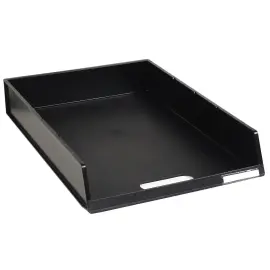 Corbeille &agrave; courrier C4 - Noir - EXACOMPTA 