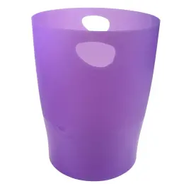 ECOBIN Corbeille &agrave; papier - Violet translucide - EXACOMPTA 